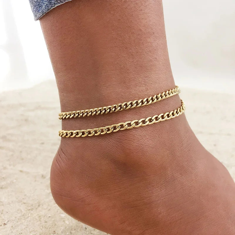 Vnox Women Stainless Steel Anklets - Just Endless