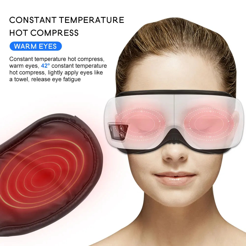 Smart Eye Massage Bluetooth Glasses - Just Endless