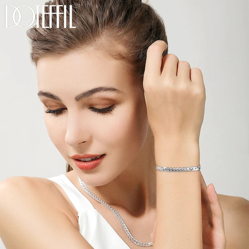 925 Sterling Silver Chain Necklace Bracelet - Just Endless