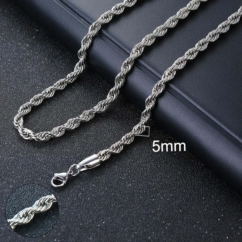 Vnox Cuban Stainless Steel Chain Necklace - Just Endless