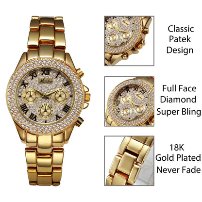 MISSFOX Shockproof Luxury Women's Watch - Just Endless