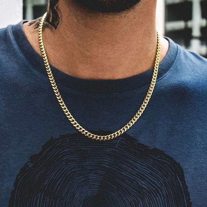 Vnox Cuban Stainless Steel Chain Necklace - Just Endless