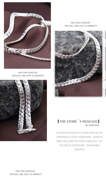 925 Sterling Silver Chain Necklace Bracelet - Just Endless