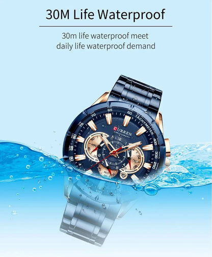 CURREN Casual Sport Chronograph Watch - Just Endless