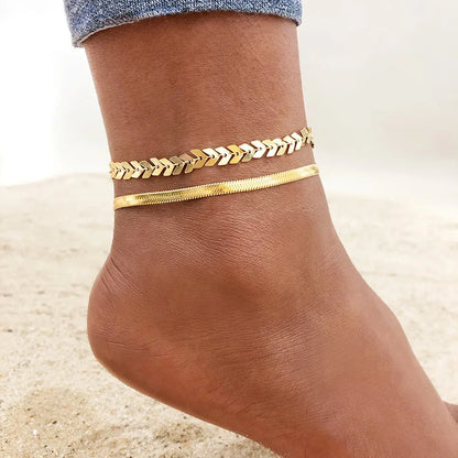 Vnox Women Stainless Steel Anklets - Just Endless