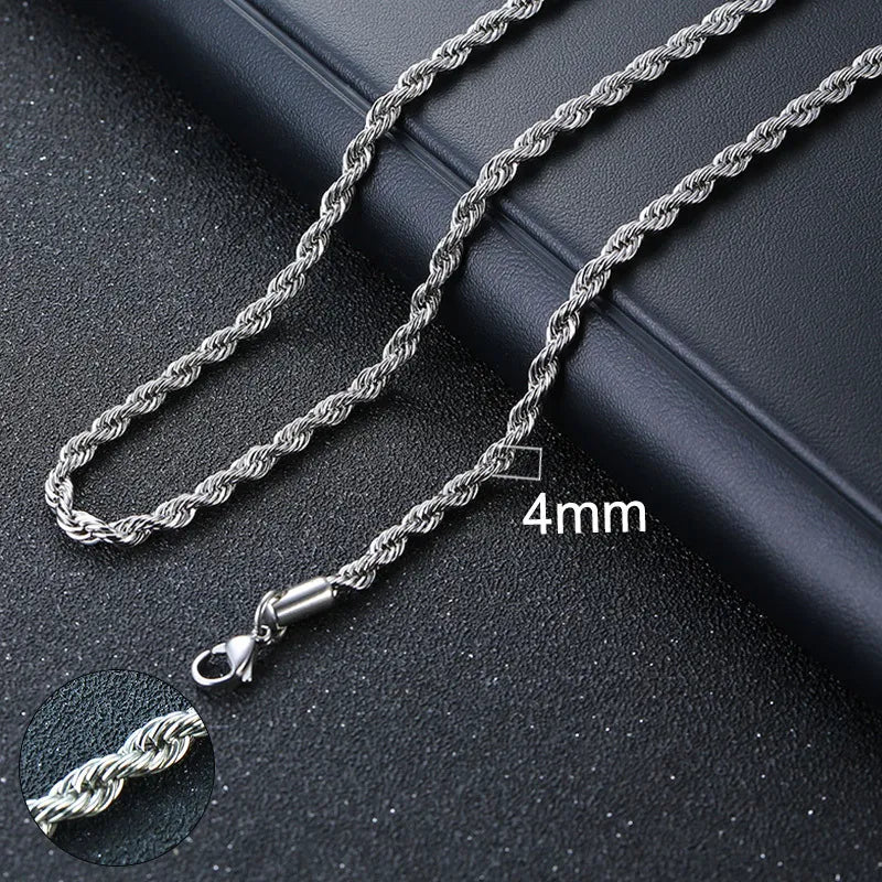 Vnox Cuban Stainless Steel Chain Necklace - Just Endless