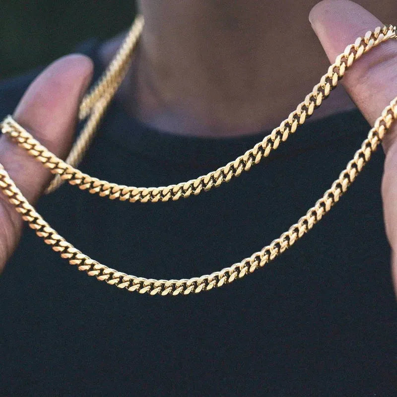 Vnox Cuban Stainless Steel Chain Necklace - Just Endless