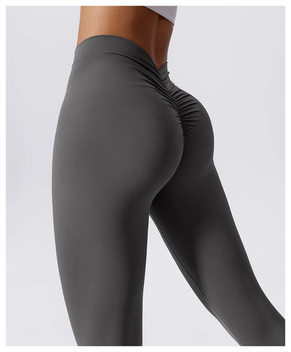 High Waist V Push Up Leggings - Just Endless