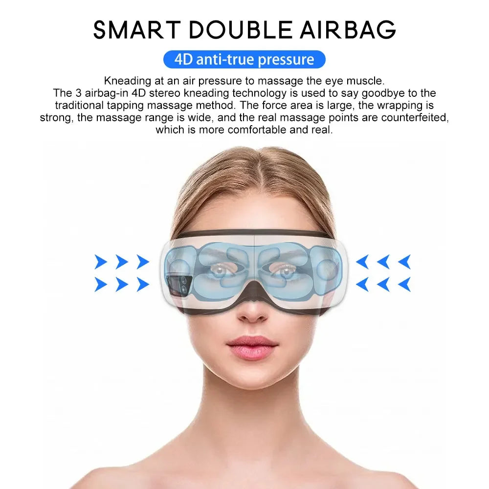 Smart Eye Massage Bluetooth Glasses - Just Endless