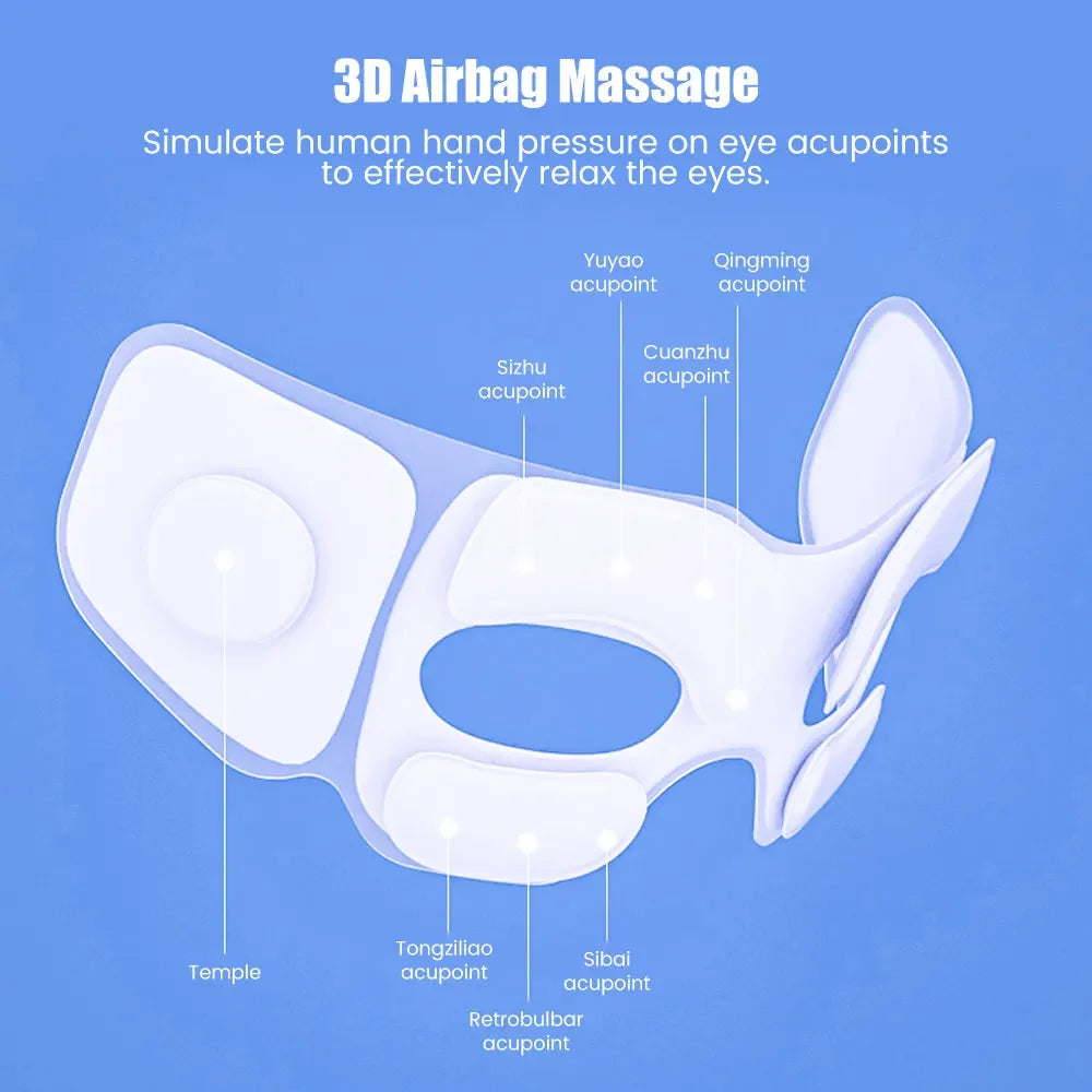 Smart Eye Massage Bluetooth Glasses - Just Endless