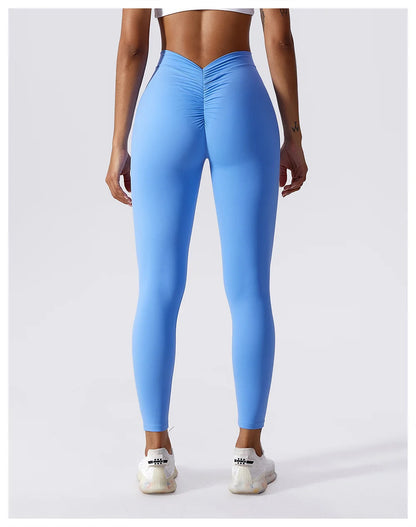 High Waist V Push Up Leggings - Just Endless