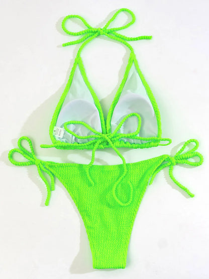 2024 Sexy Solid Bikini - Just Endless