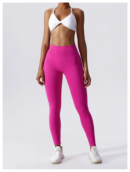 High Waist V Push Up Leggings - Just Endless