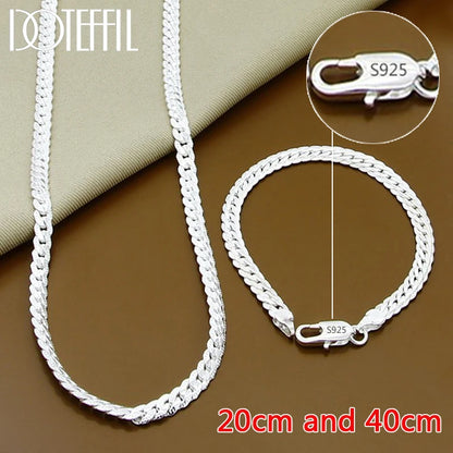 925 Sterling Silver Chain Necklace Bracelet - Just Endless