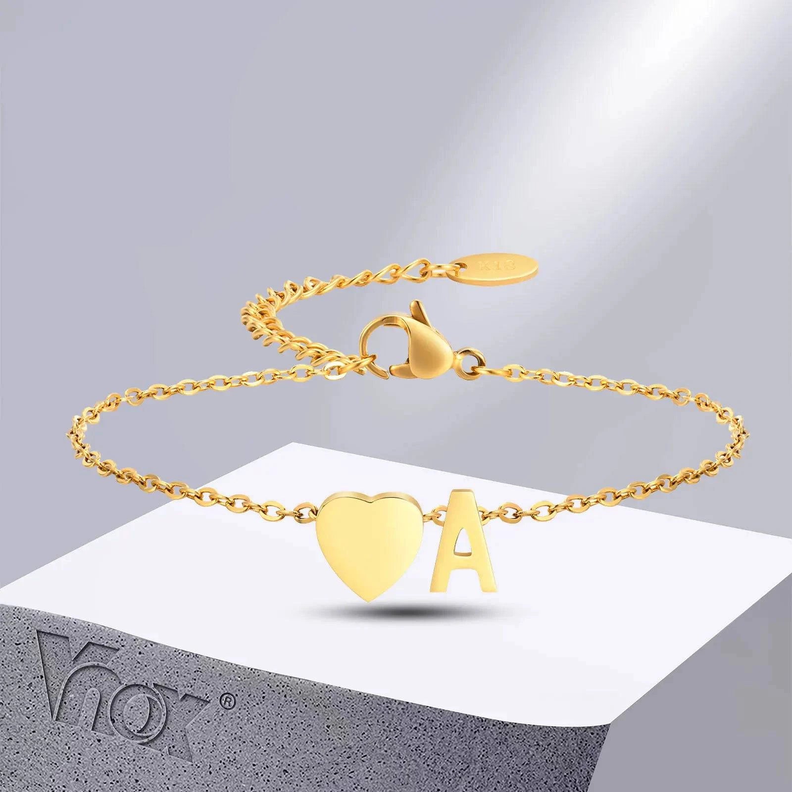 Vnox Letter Bracelet for Women - Just Endless