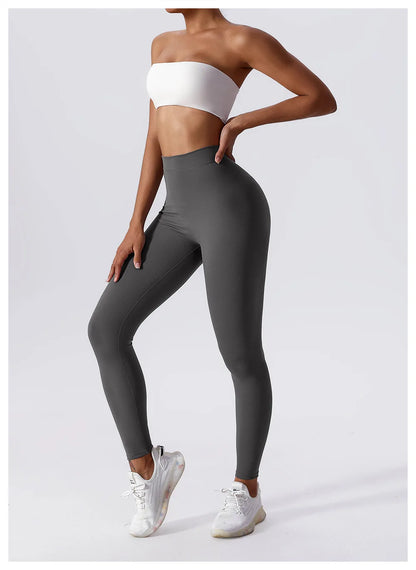 High Waist V Push Up Leggings - Just Endless