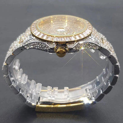 MISSFOX Full Diamond Luminous Watch For Men - Just Endless