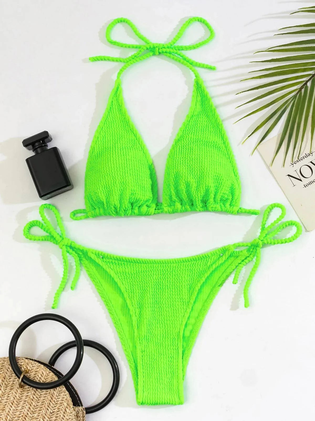 2024 Sexy Solid Bikini - Just Endless