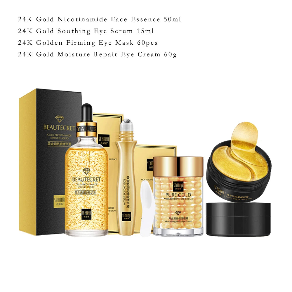 24K Gold Nicotinamide Skin Care Set - Just Endless