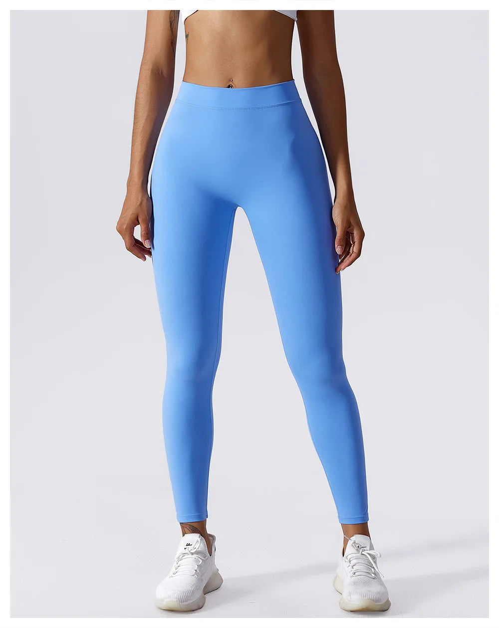 High Waist V Push Up Leggings - Just Endless