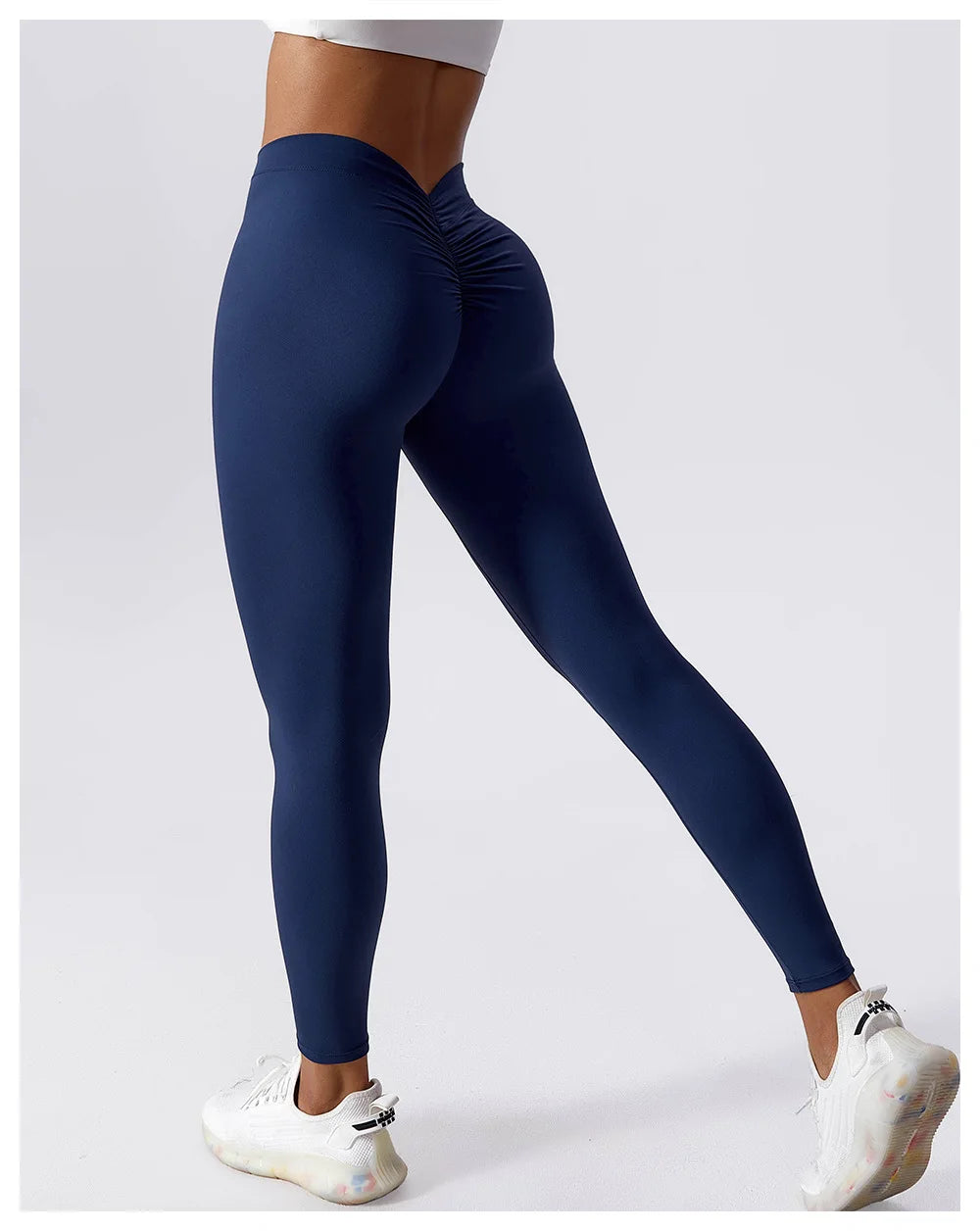 High Waist V Push Up Leggings - Just Endless