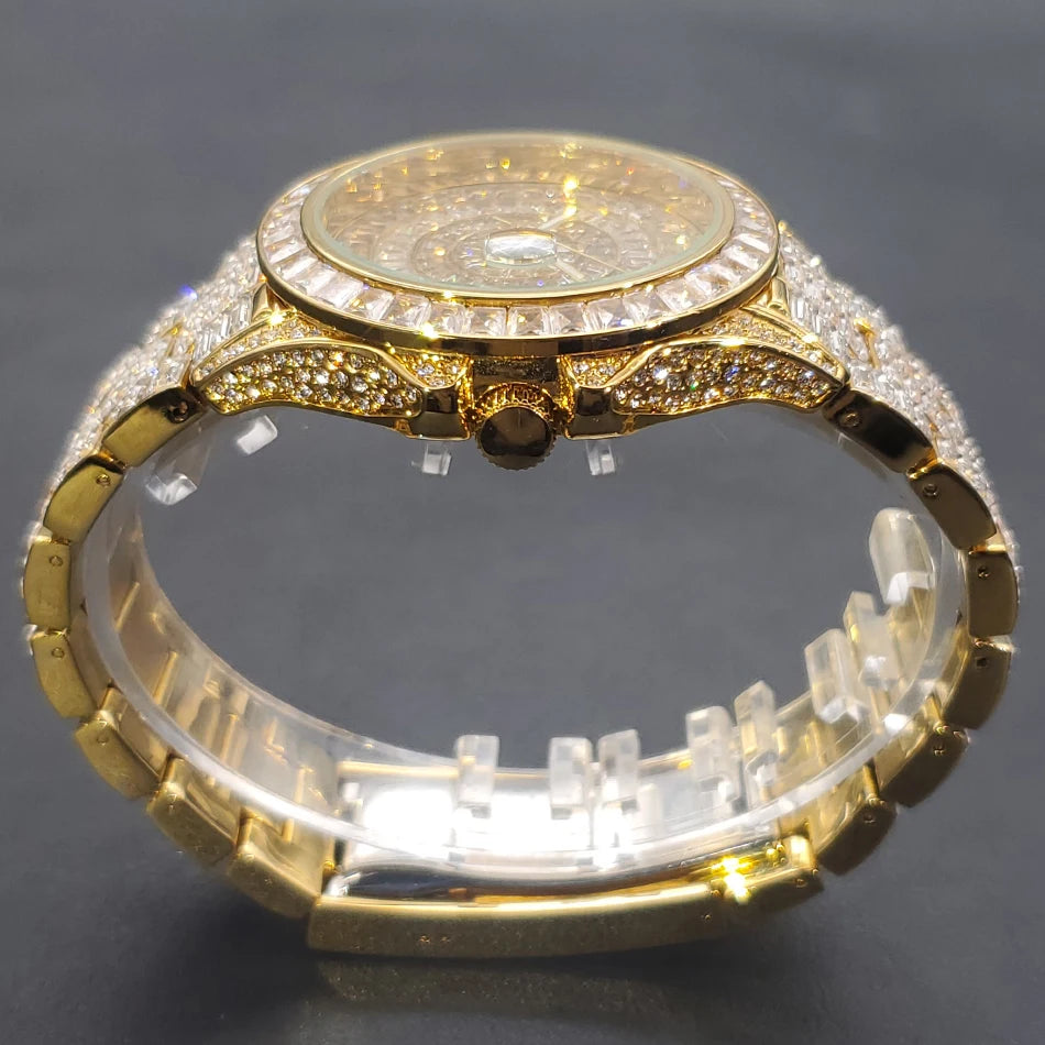 MISSFOX Full Diamond Luminous Watch For Men - Just Endless