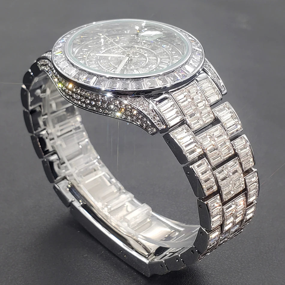 MISSFOX Full Diamond Luminous Watch For Men - Just Endless