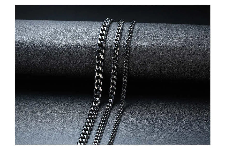 Vnox Cuban Stainless Steel Chain Necklace - Just Endless