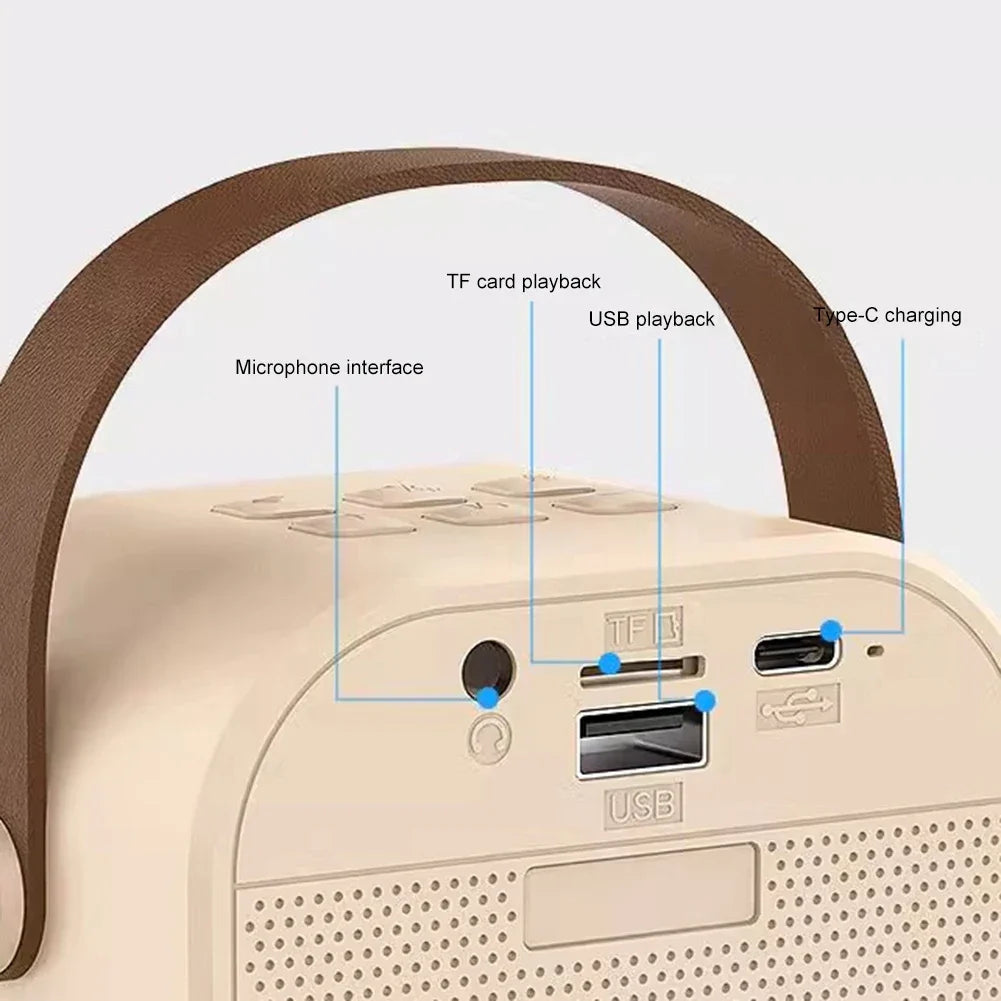 Karaoke Machine Portable Bluetooth 5.3 - Just Endless