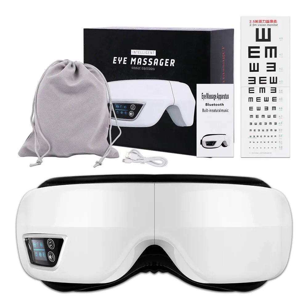 Smart Eye Massage Bluetooth Glasses - Just Endless