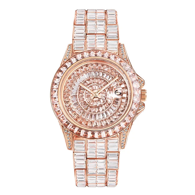 MISSFOX Full Diamond Luminous Watch For Men - Just Endless