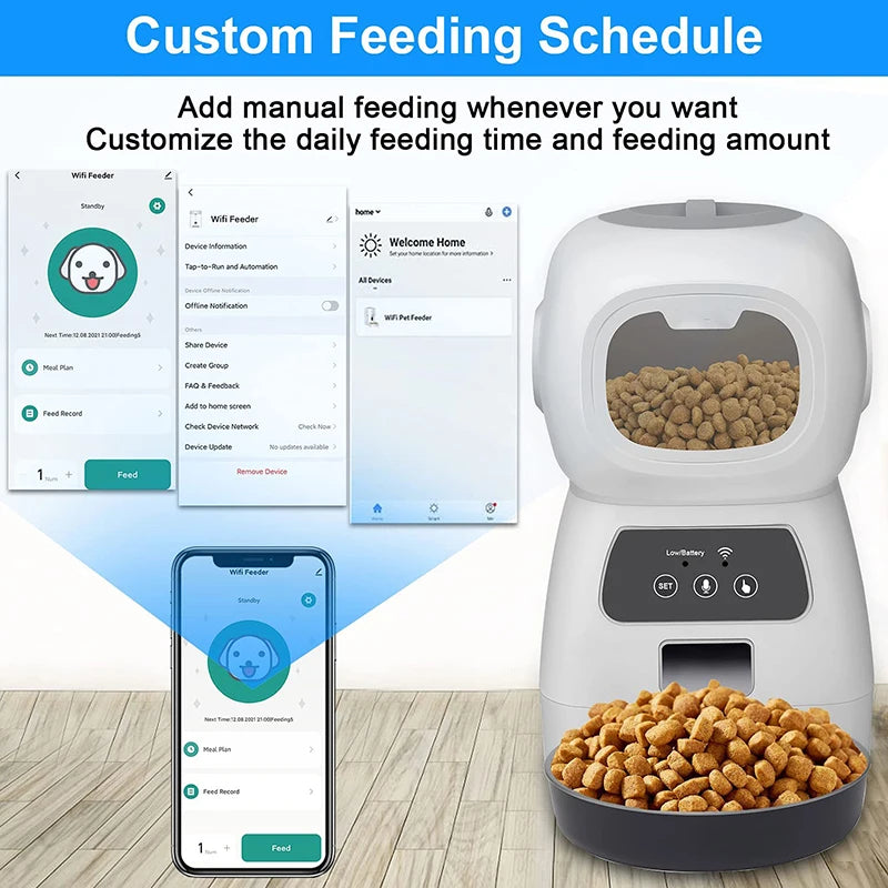 3.5L Automatic smart Pet Feeder - Just Endless