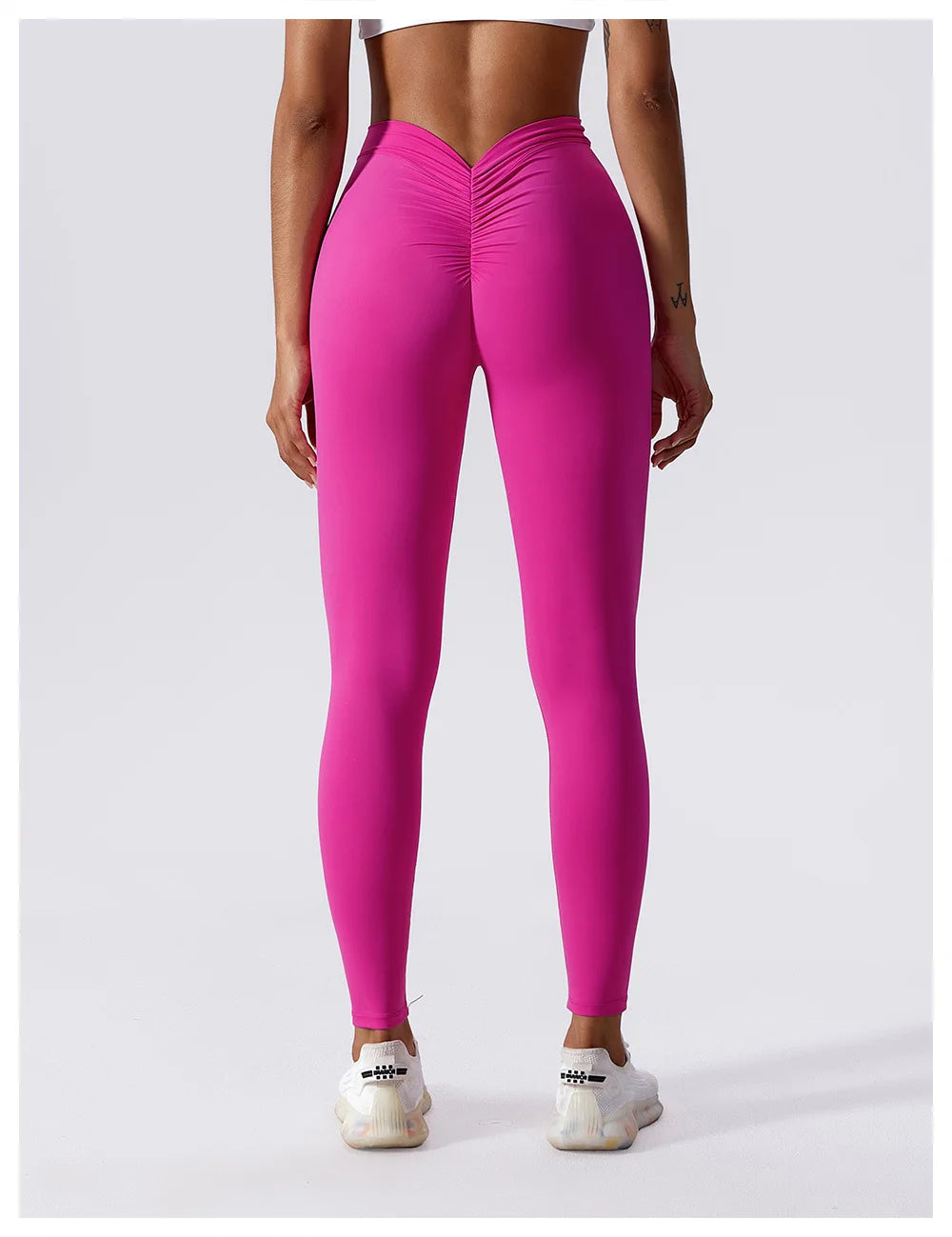 High Waist V Push Up Leggings - Just Endless