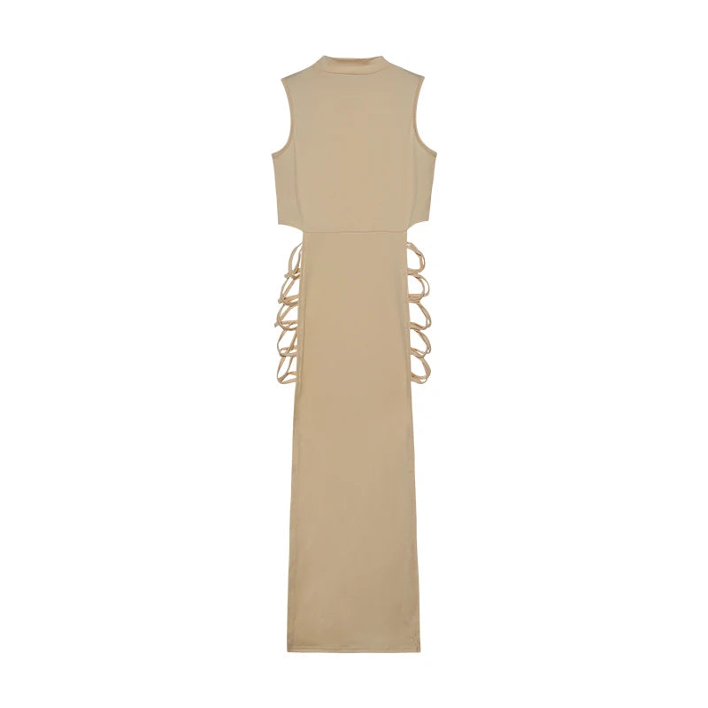 Sexy Bodycon Criss Cross Cut Out Dress - Just Endless