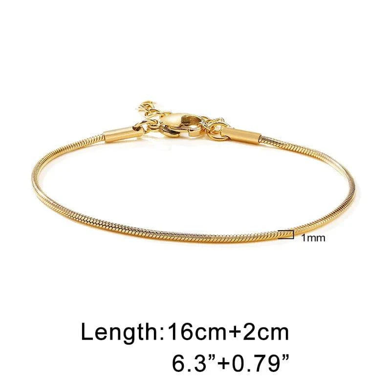 Vnox Snake Chain Bracelet - Just Endless