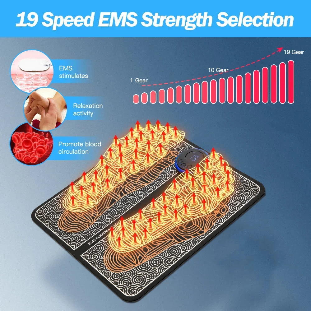 Electric EMS Foot Massager Pad - Just Endless