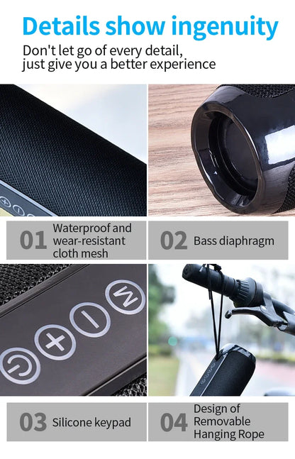 Portable Bluetooth Speaker Woofer - Just Endless