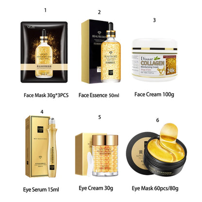 24K Gold Nicotinamide Skin Care Set - Just Endless