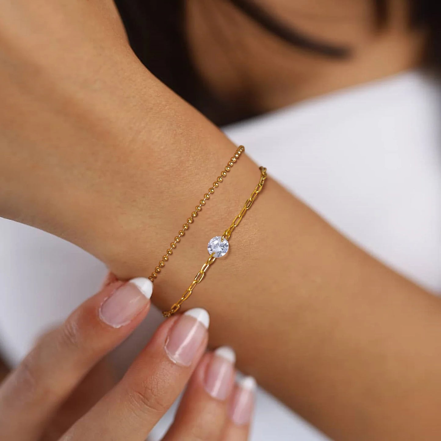 Vnox Infinity Charm Bracelet for Women - Just Endless