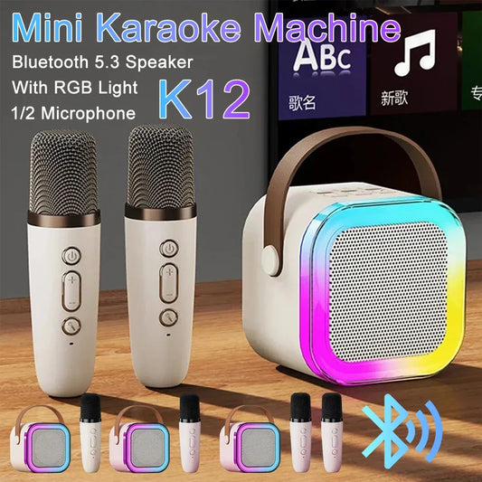 Karaoke Machine Portable Bluetooth 5.3 - Just Endless