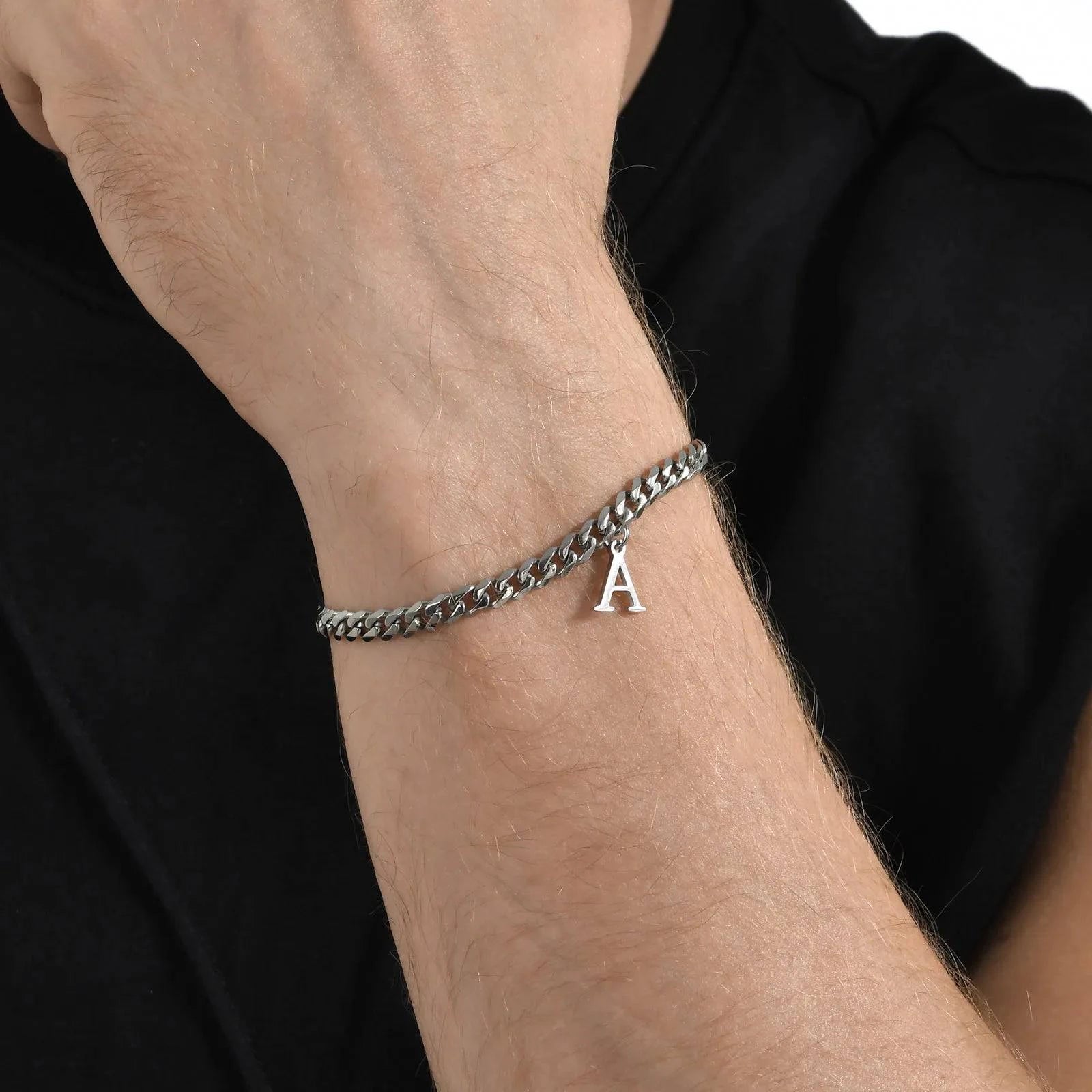 Vnox Initial Stainless Steel Bracelet - Just Endless