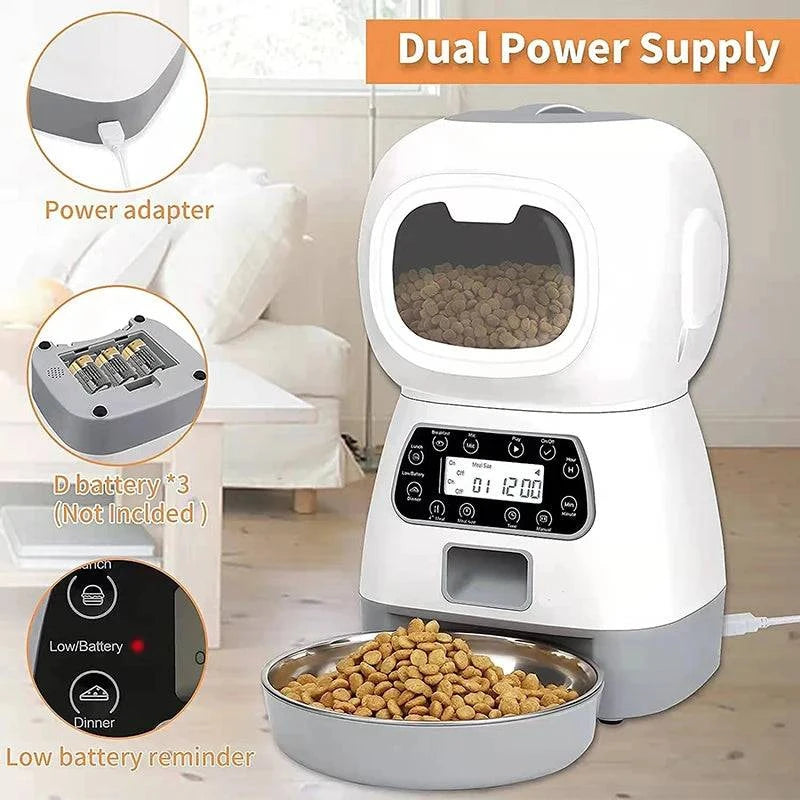 3.5L Automatic smart Pet Feeder - Just Endless