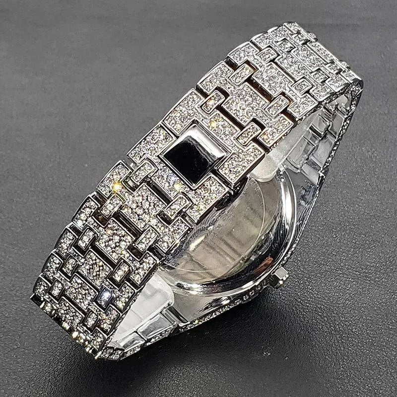 Full Diamond Watches For Men (Arab Number) - Just Endless