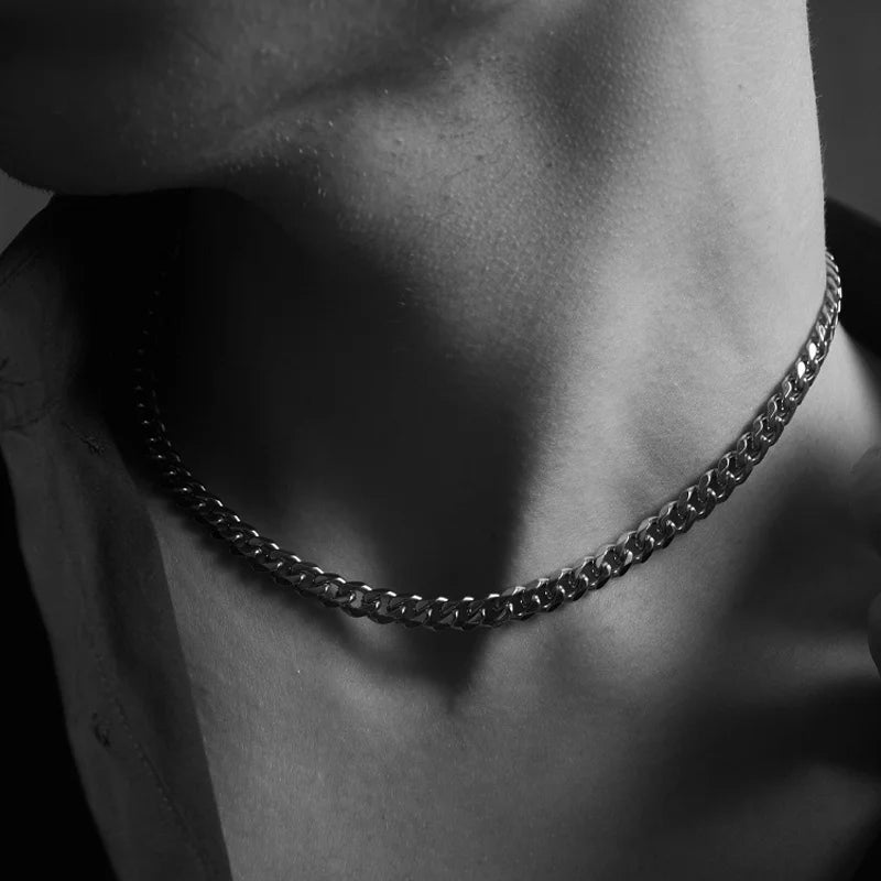 Vnox Cuban Stainless Steel Chain Necklace - Just Endless