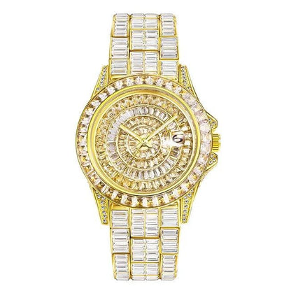 MISSFOX Full Diamond Luminous Watch For Men - Just Endless