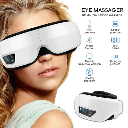 Smart Eye Massage Bluetooth Glasses - Just Endless