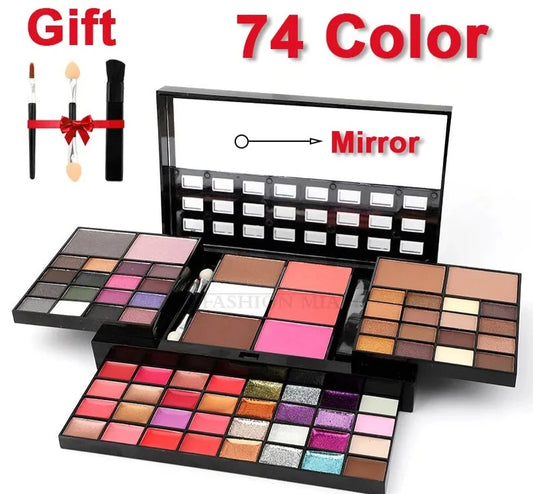  74 Makeup Eyeshadow Lipstick Kit 