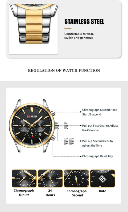 CURREN Multifunctional Watch - Just Endless