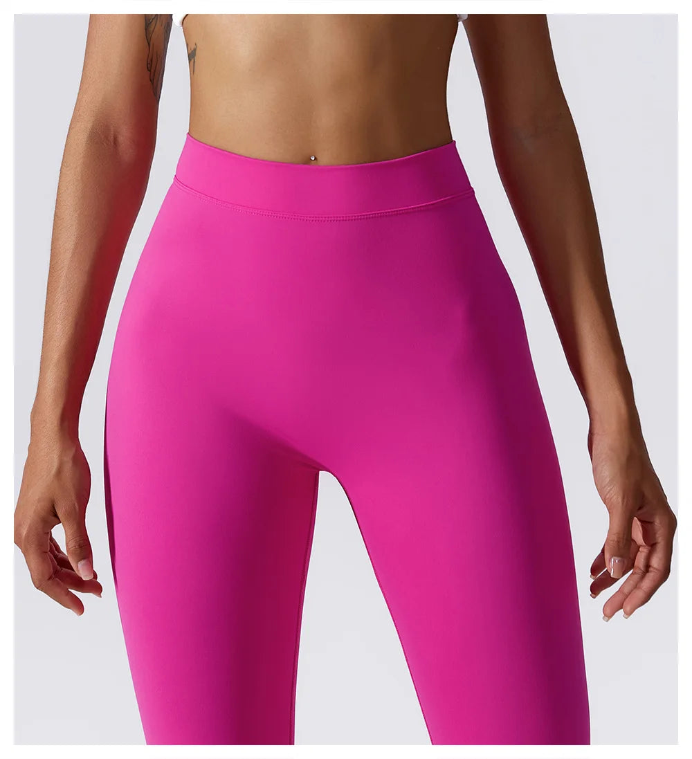 High Waist V Push Up Leggings - Just Endless