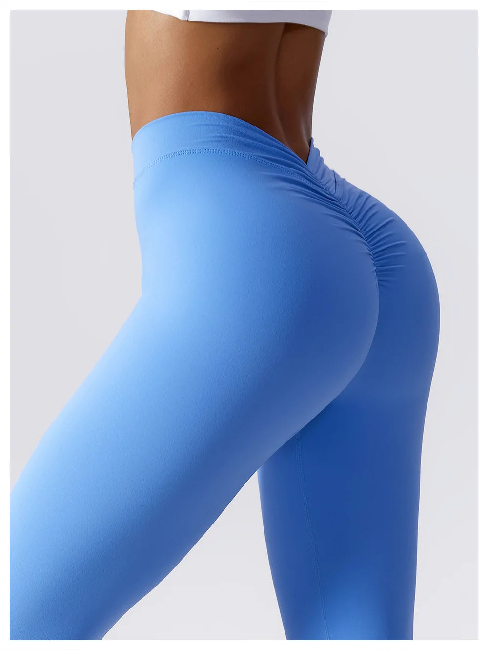 High Waist V Push Up Leggings - Just Endless